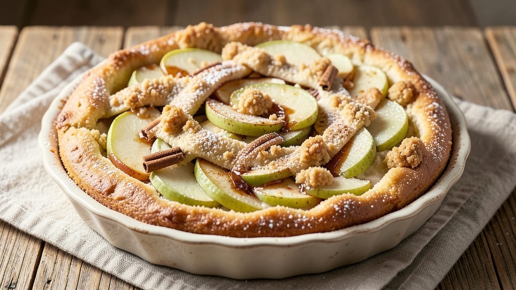 3 Ingredient Apple Pie Cake Recipe: Spiced Vanilla Magic in One Bowl
