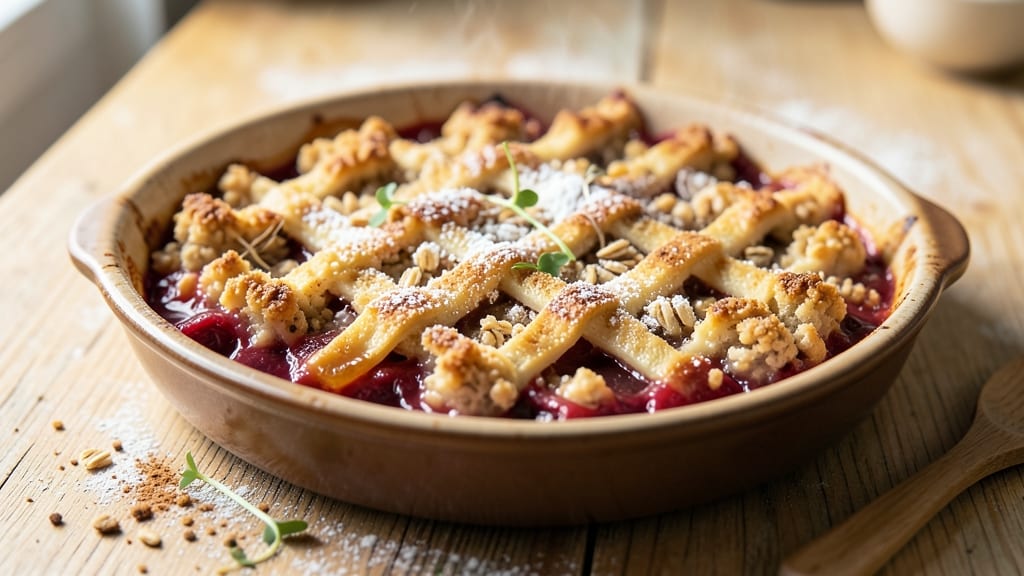 Apple Crumble Recipe Using Canned Apple Pie Filling: Spiced Topping That Crunches Over Melty Filling