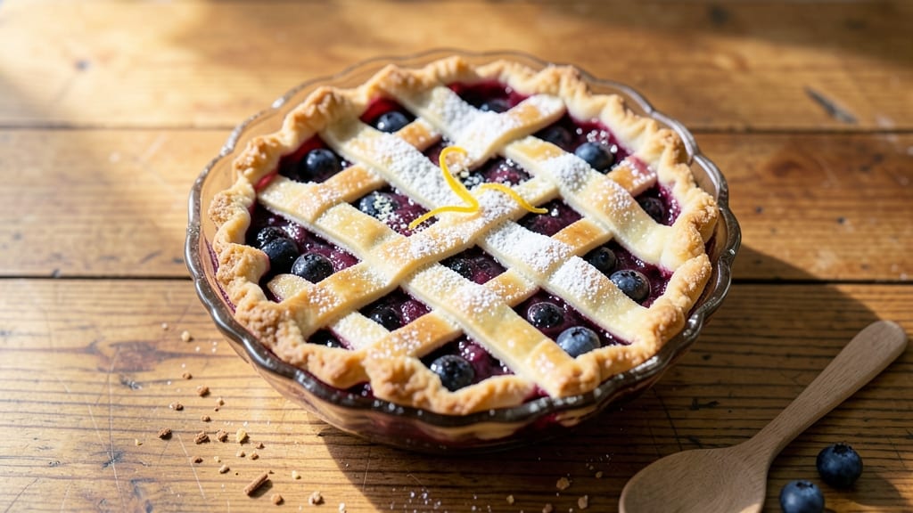 8-Inch Blueberry Pie Recipe: Bursting Juicy Berries in Every Slice