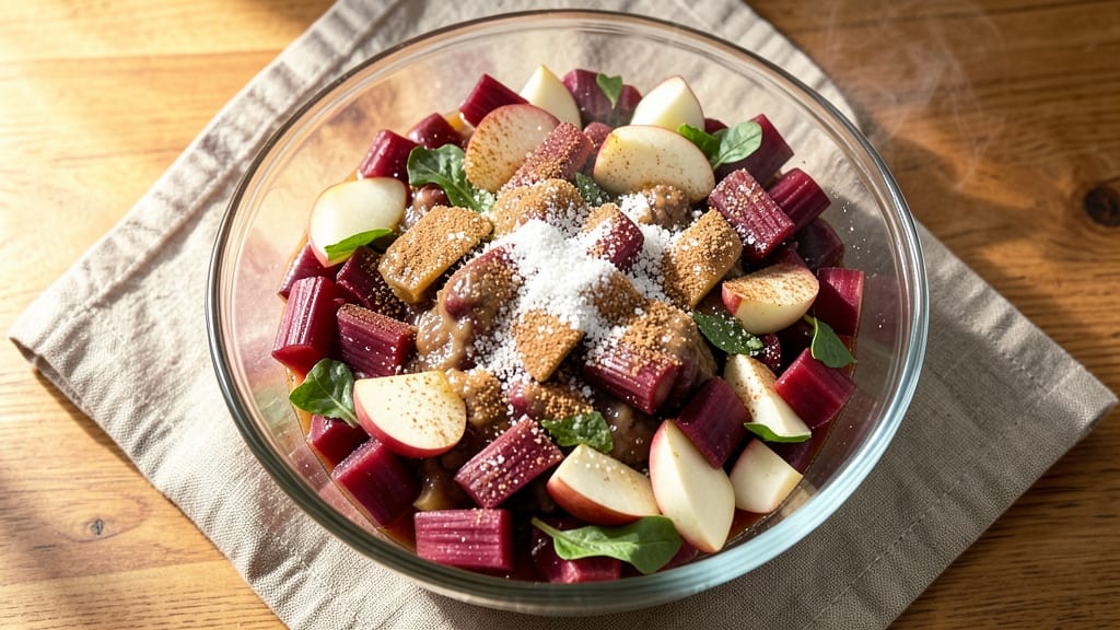 Rhubarb Apple Pie Filling Recipe: Tart-Sweet Balance With Buttery Spice