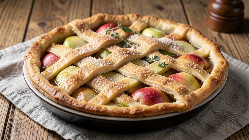 Standard Apple Pie Recipe: Homestyle Lattice Crunch With Spiced Filling