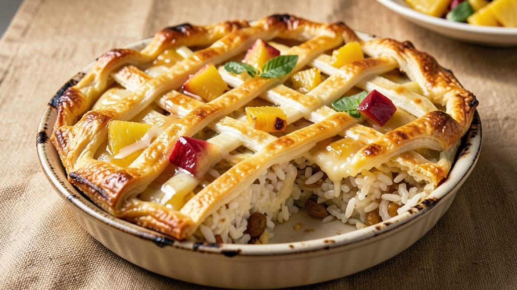 Rice Pie Recipe with Pineapple: Tropical Comfort That Shines Through Baking
