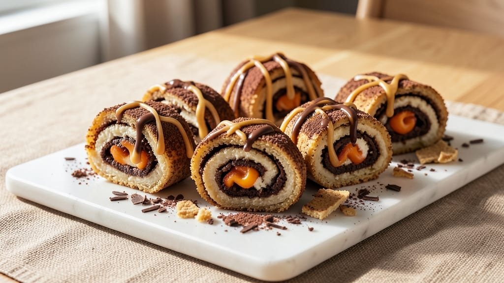 Rice Krispie S'mores Pinwheels Recipe: Toasty Crunch and Melty Chocolate Swirls