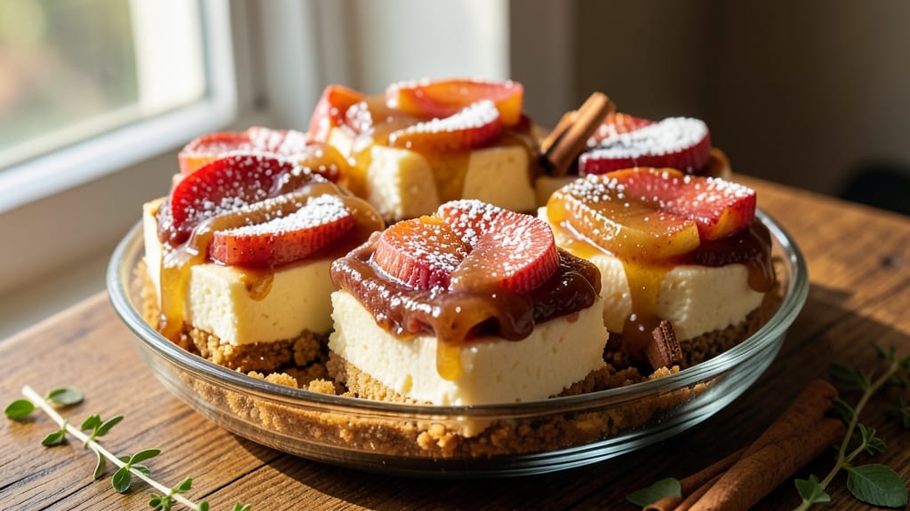 Apple Pie Cheesecake Bites Recipe: Mini Dessert Stacks With Crunchy Topping
