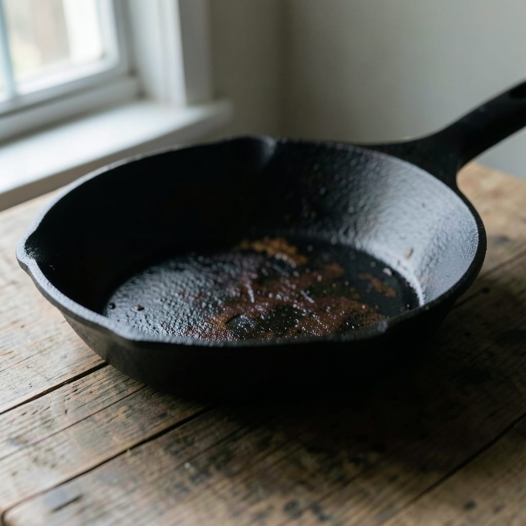 The cast iron skillet