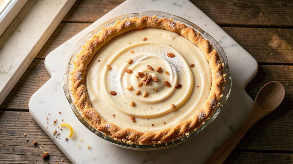 Mrs Wicks Sugar Cream Pie Recipe: Vanilla-Coconut Swirls in One Bowl