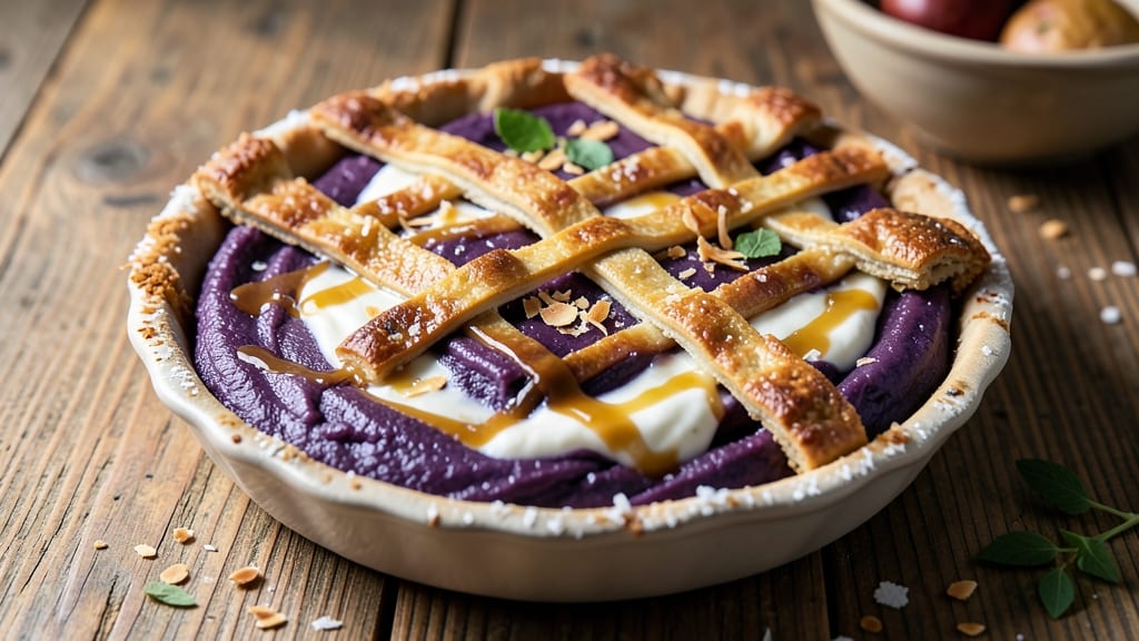 Purple Sweet Potato Haupia Pie Recipe: Tropical Coconut Cream Meets Spiced Filling