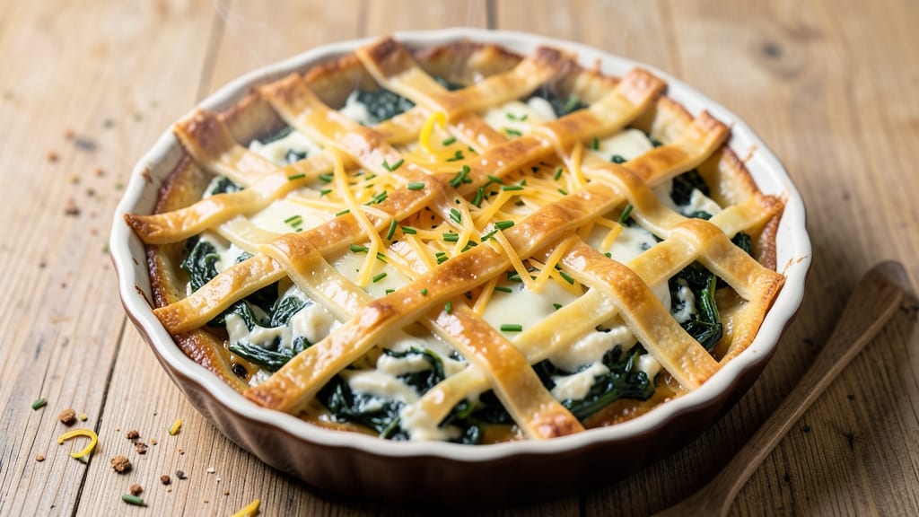 Potato and Spinach Pie Recipe: Savory Rustic Crust With Herbed Cream Filling