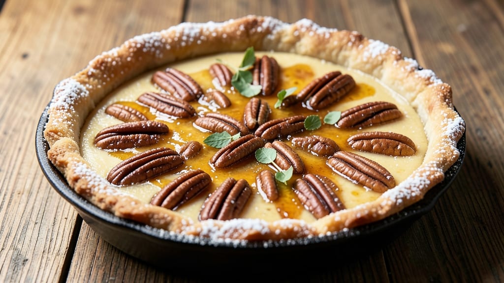 8-Inch Pecan Pie Recipe: Buttery Crust and Gooey Caramelized Filling