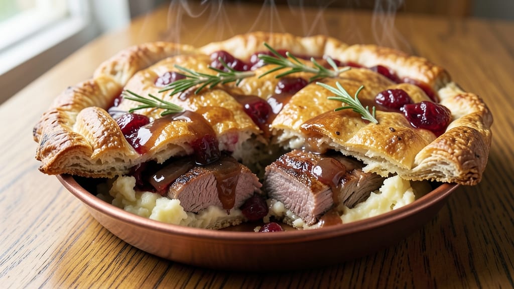 Roast Beef Meat Pie Recipe: Flaky Pastry Hugs Savory Gravy and Tender Meat