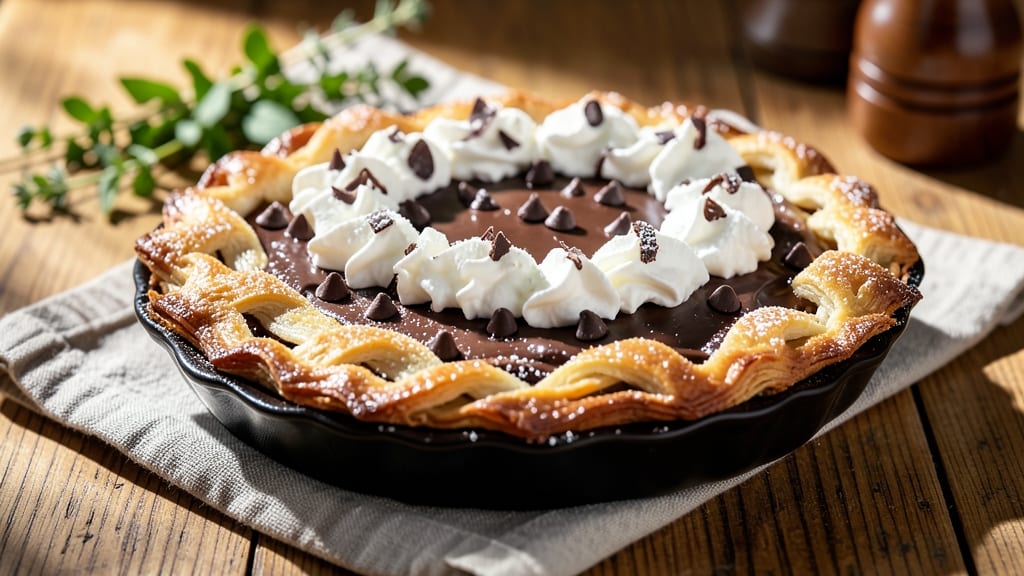 Amazing Chocolate Pie Recipe: Deep Dark Fudge with Crisp Edges