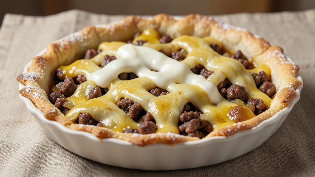 Pork and Egg Pie Recipe: Savory Crust Hugs Fluffy Egg-Custard Filling