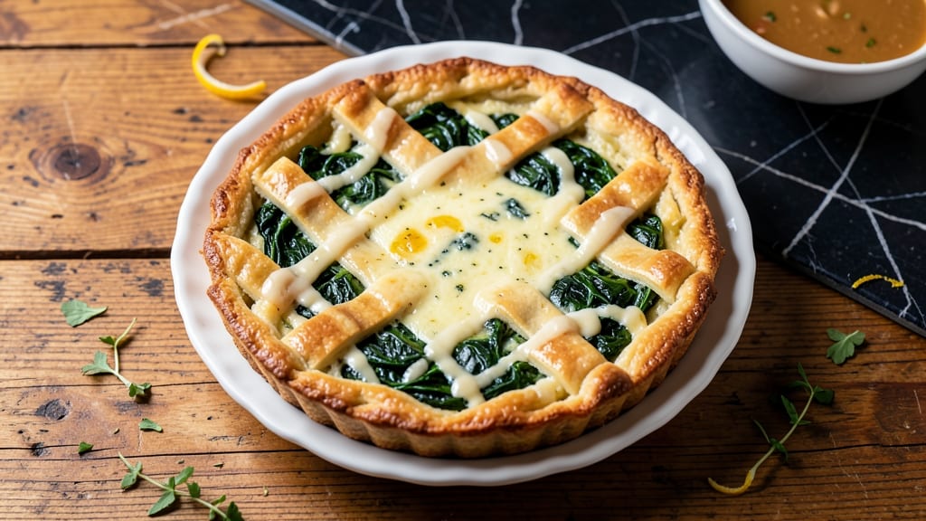 Spinach And Egg Pie Recipe: Savory Flaky Crust With Herbed Filling Magic