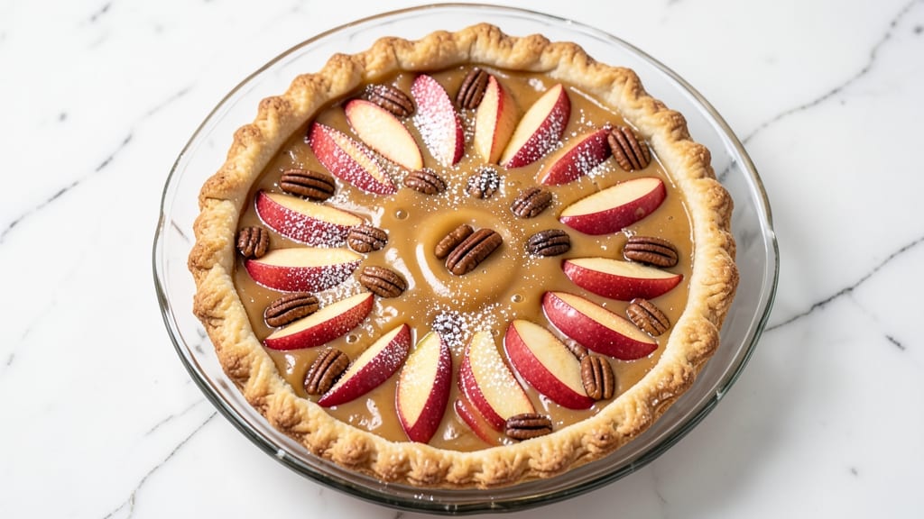 Apple and Custard Impossible Pie Recipe: Foil-Sealed Crunch Meets Melty Vanilla Rivers