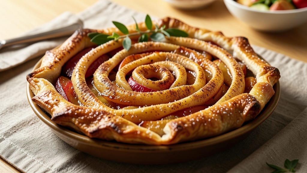 Spiral Apple Pie Recipe: Twisted Crust Showstopper With Caramelized Apples