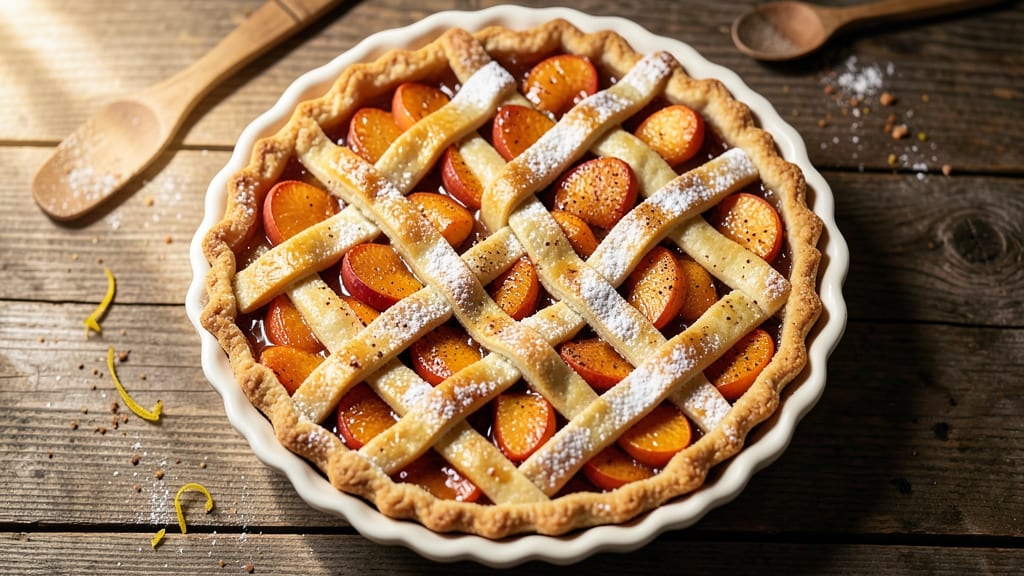 Amish Peach Pie Recipe: Rustic Crust and Spiced Filling Magic