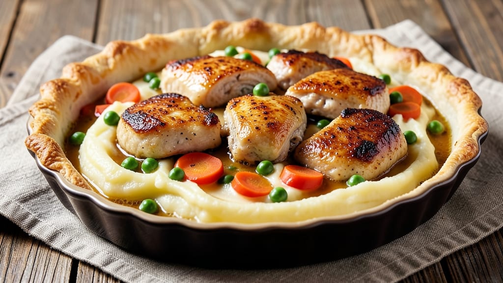 Sam's Club Chicken Pot Pie Recipe: One-Pan Creamy Gravy and Fluffy Filling