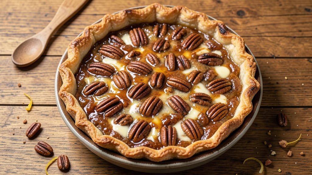 Roasted Pecan Pie Recipe: Warm Spice and Gooey Caramel Bites