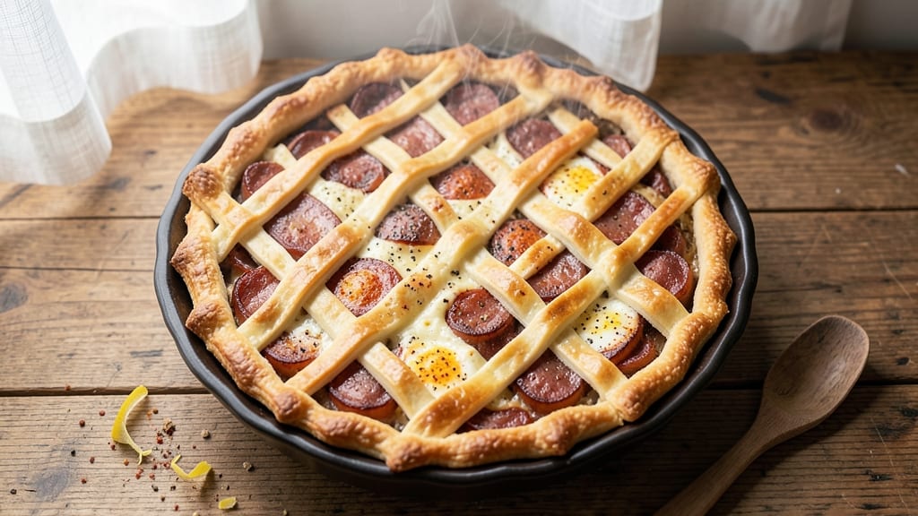 Sausage and Egg Pie Recipe: Flaky Crust Hugs Savory Filling