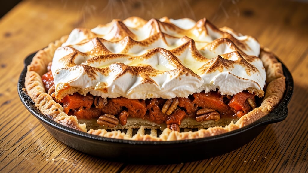 Soul Food Chess Pie Recipe: Buttery Crust Hugs Spiced Sweet Potato Magic