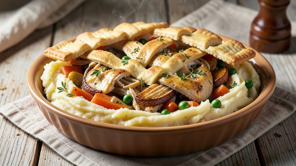 Chicken Pot Pie Recipe with Ritz Crackers: Crispy Top, Savory Gravy Bliss