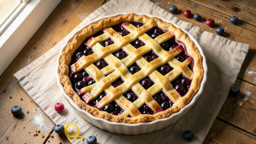 2 Crust Blueberry Pie Recipe: Juicy Berries and Buttery Layers That Shatter