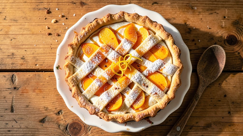Alphonso Mango Pie Recipe: Golden Crust Hugs Tropical Cream Filling