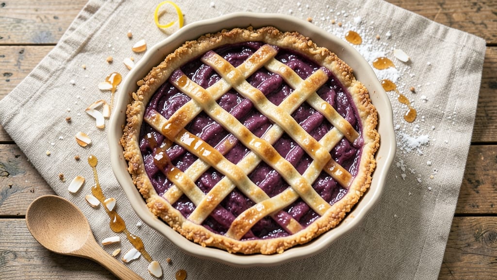 Purple Sweet Potato Vegan Pie Recipe: Deep Violet Swirls With Nutty Crunch