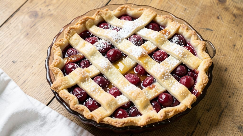 American Cherry Pie Recipe: Tart and Sweet Balance With Foil-Sealed Crust