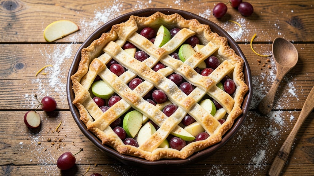 Apple and Grape Pie Recipe: Dual-Fruit Crunch and Sweet Balance