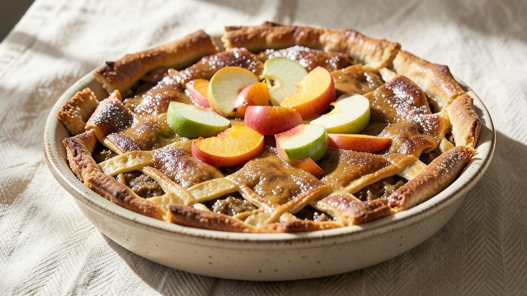 Rachel Cooks With Love Tamale Pie Recipe: Spiced Fruit and Buttery Lattice Crunch Fusion