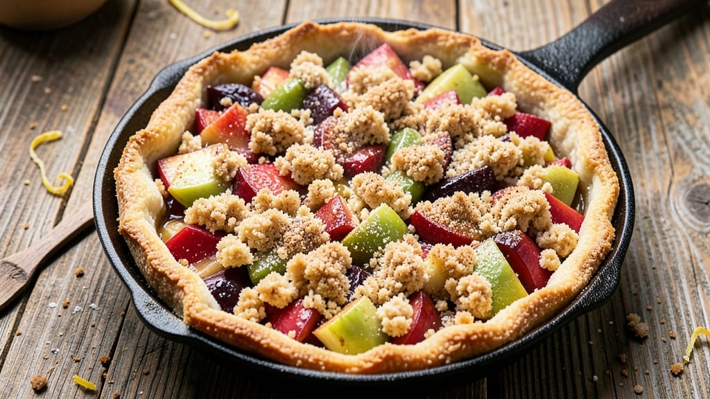 Southern Apple Crumble Pie Recipe: Rustic Streusel Crunch Over Spiced Apples
