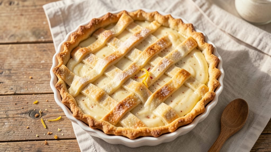 Potato Custard Pie Recipe: Silky Vanilla Cream With Golden Crust Top