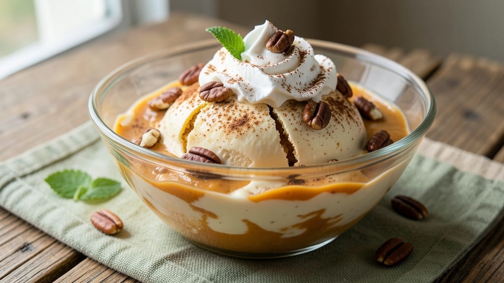 Pumpkin Pie Spice Ice Cream Recipe: Warm Autumn Flavors in Creamy Swirls