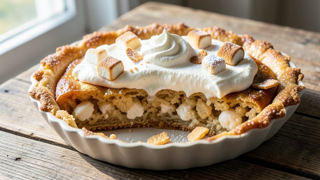 Rice Krispie Pie Crust Recipe: Crunchy Clusters With Melty Vanilla Rivers