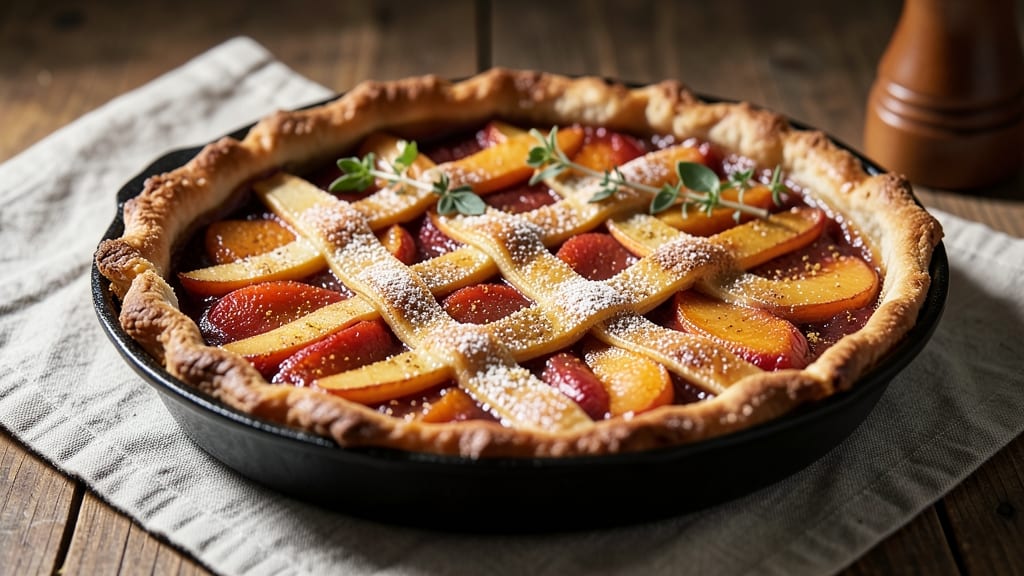 Apple Persimmon Pie Recipe: Autumn Spice Harmony in One Dish