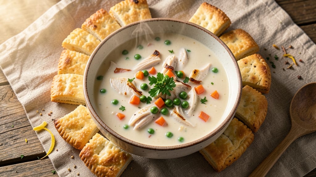 Progresso Chicken Pot Pie Soup With Pillsbury Biscuits Recipe: One-Pot Creamy Gravy and Buttery Top Magic