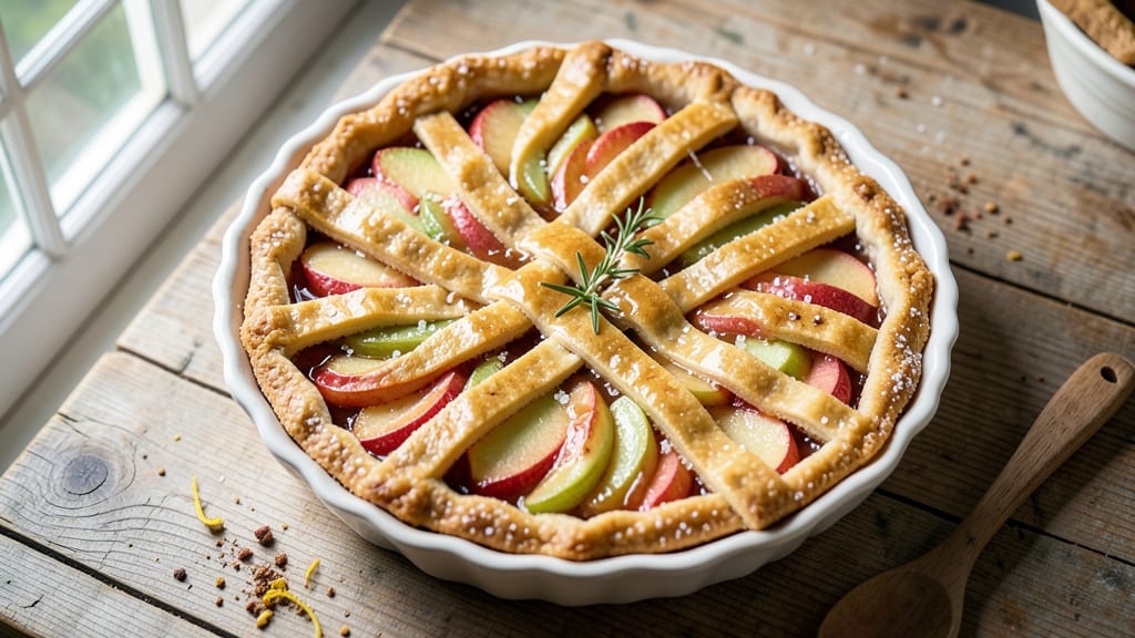 Russian Apple Pie Recipe: Spiced Booze-Infused Filling and Crispy Lattice Top