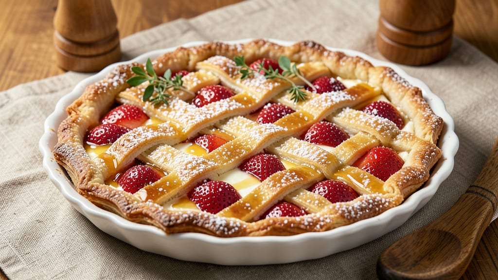 5-Star Strawberry Pie Recipe: Buttery Crust and Bursting Berries